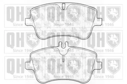 BP1269 QUINTON HAZELL Комплект тормозных колодок, дисковый тормоз