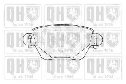 BP1282 QUINTON HAZELL Комплект тормозных колодок, дисковый тормоз