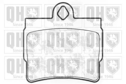 BP1314 QUINTON HAZELL Комплект тормозных колодок, дисковый тормоз