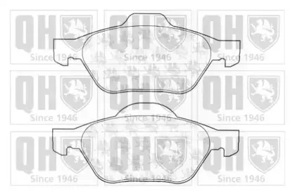 BP1319 QUINTON HAZELL Комплект тормозных колодок, дисковый тормоз