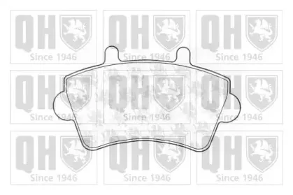 BP1325 QUINTON HAZELL Комплект тормозных колодок, дисковый тормоз