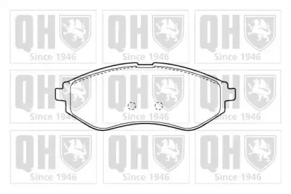 BP1359 QUINTON HAZELL Комплект тормозных колодок, дисковый тормоз
