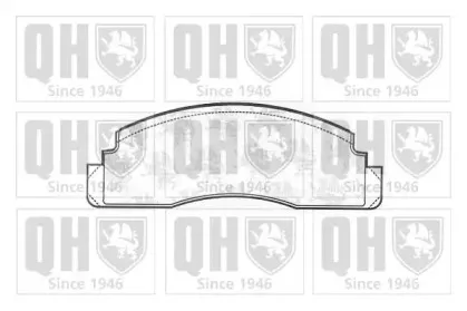 BP138 QUINTON HAZELL Комплект тормозных колодок, дисковый тормоз