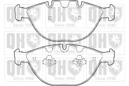 BP1403 QUINTON HAZELL Комплект тормозных колодок, дисковый тормоз