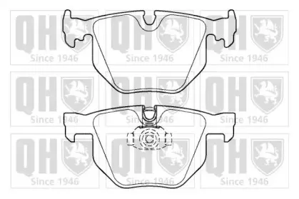BP1407 QUINTON HAZELL Комплект тормозных колодок, дисковый тормоз