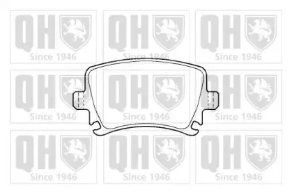 BP1420 QUINTON HAZELL Комплект тормозных колодок, дисковый тормоз