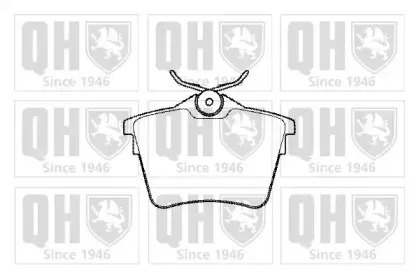 BP1439 QUINTON HAZELL Комплект тормозных колодок, дисковый тормоз