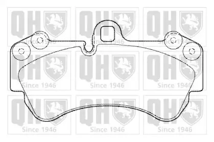 BP1470 QUINTON HAZELL Комплект тормозных колодок, дисковый тормоз