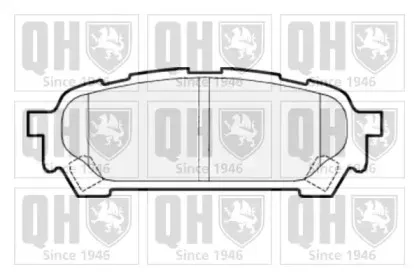 BP1531 QUINTON HAZELL Комплект тормозных колодок, дисковый тормоз