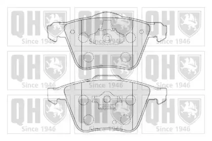 BP1548 QUINTON HAZELL Комплект тормозных колодок, дисковый тормоз