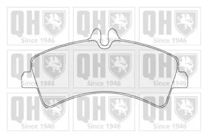BP1553 QUINTON HAZELL Комплект тормозных колодок, дисковый тормоз