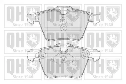 BP1559 QUINTON HAZELL Комплект тормозных колодок, дисковый тормоз