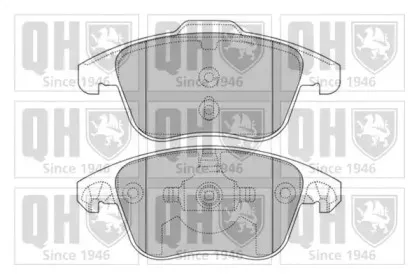 BP1563 QUINTON HAZELL Комплект тормозных колодок, дисковый тормоз