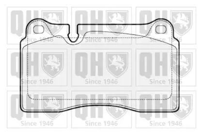 BP1566 QUINTON HAZELL Комплект тормозных колодок, дисковый тормоз