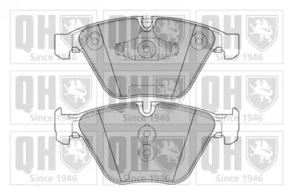 BP1605 QUINTON HAZELL Комплект тормозных колодок, дисковый тормоз
