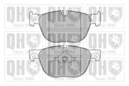 BP1665 QUINTON HAZELL Комплект тормозных колодок, дисковый тормоз