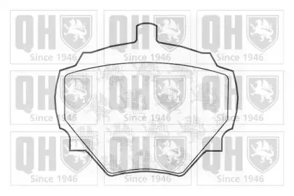 BP169 QUINTON HAZELL Комплект тормозных колодок, дисковый тормоз