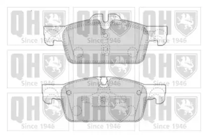 BP1808 QUINTON HAZELL Комплект тормозных колодок, дисковый тормоз