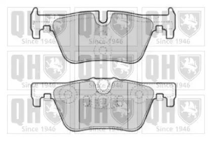 BP1836 QUINTON HAZELL Комплект тормозных колодок, дисковый тормоз