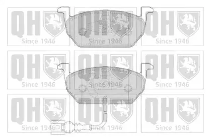 BP1841 QUINTON HAZELL Комплект тормозных колодок, дисковый тормоз