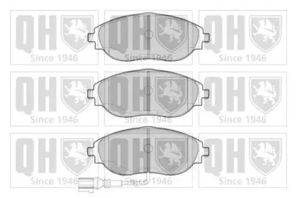 BP1842 QUINTON HAZELL Комплект тормозных колодок, дисковый тормоз