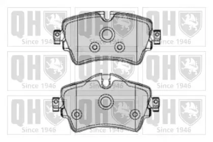 BP1861 QUINTON HAZELL Комплект тормозных колодок, дисковый тормоз
