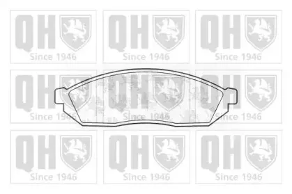 BP191 QUINTON HAZELL Комплект тормозных колодок, дисковый тормоз