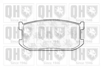 BP224 QUINTON HAZELL Комплект тормозных колодок, дисковый тормоз