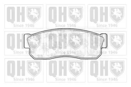 BP229 QUINTON HAZELL Комплект тормозных колодок, дисковый тормоз