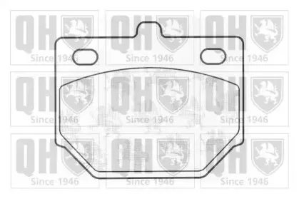 BP267 QUINTON HAZELL Комплект тормозных колодок, дисковый тормоз