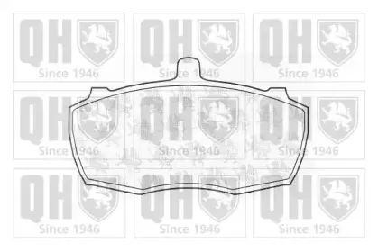 BP294 QUINTON HAZELL Комплект тормозных колодок, дисковый тормоз