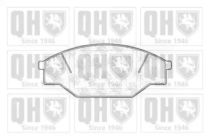 BP337 QUINTON HAZELL Комплект тормозных колодок, дисковый тормоз