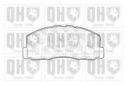 BP352 QUINTON HAZELL Комплект тормозных колодок, дисковый тормоз