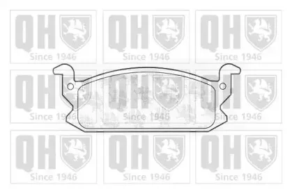 BP367 QUINTON HAZELL Комплект тормозных колодок, дисковый тормоз