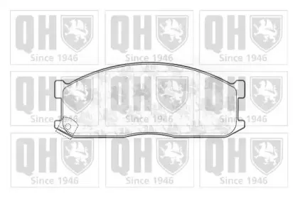BP428 QUINTON HAZELL Комплект тормозных колодок, дисковый тормоз