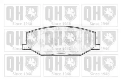 BP441 QUINTON HAZELL Комплект тормозных колодок, дисковый тормоз