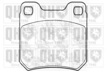 BP459 QUINTON HAZELL Комплект тормозных колодок, дисковый тормоз
