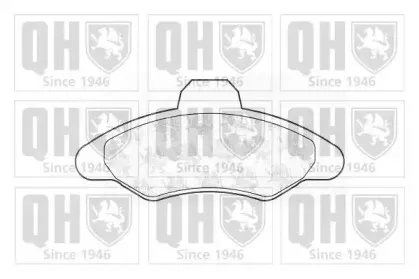 BP520 QUINTON HAZELL Комплект тормозных колодок, дисковый тормоз