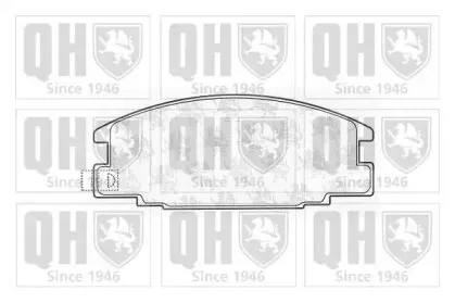 BP554 QUINTON HAZELL Комплект тормозных колодок, дисковый тормоз