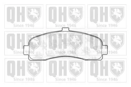 BP609 QUINTON HAZELL Комплект тормозных колодок, дисковый тормоз
