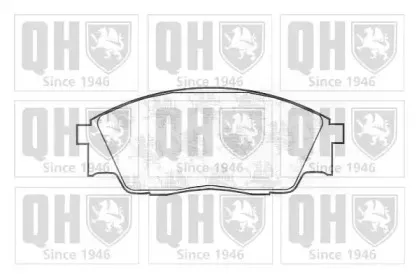 BP684 QUINTON HAZELL Комплект тормозных колодок, дисковый тормоз