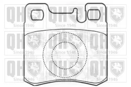 BP730 QUINTON HAZELL Комплект тормозных колодок, дисковый тормоз