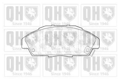 BP737 QUINTON HAZELL Комплект тормозных колодок, дисковый тормоз