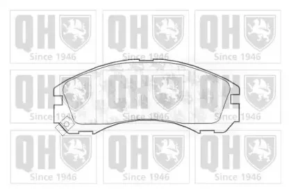 BP739 QUINTON HAZELL Комплект тормозных колодок, дисковый тормоз