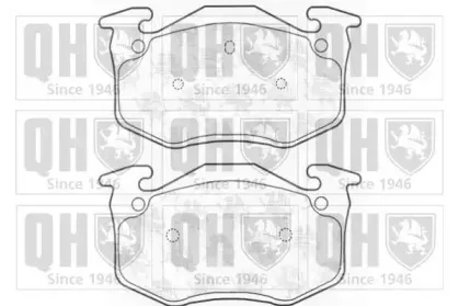 BP752 QUINTON HAZELL Комплект тормозных колодок, дисковый тормоз