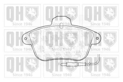 BP779 QUINTON HAZELL Комплект тормозных колодок, дисковый тормоз