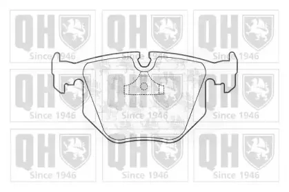 BP827 QUINTON HAZELL Комплект тормозных колодок, дисковый тормоз