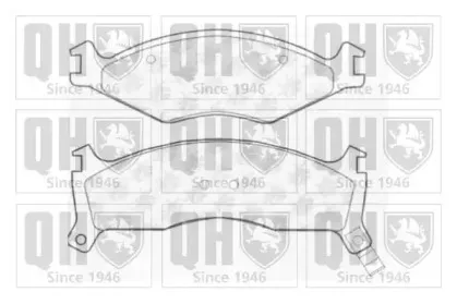 BP916 QUINTON HAZELL Комплект тормозных колодок, дисковый тормоз