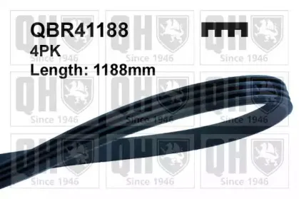 QBR41188 QUINTON HAZELL Поликлиновой ремень