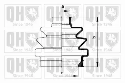 QJB991 QUINTON HAZELL Комплект пылника, приводной вал
